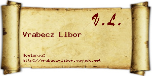 Vrabecz Libor névjegykártya